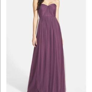 Jenny Yoo Annabelle Convertible Tulle Column Dress